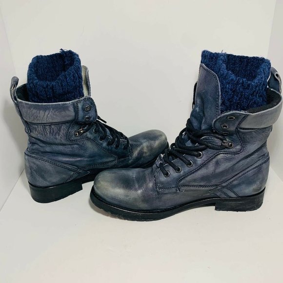 Salsa Jeans Blueish Gray Ribbed Sock Ankle Boots main image 5